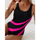 Sommer - One Piece Black/Pink Swimsuit