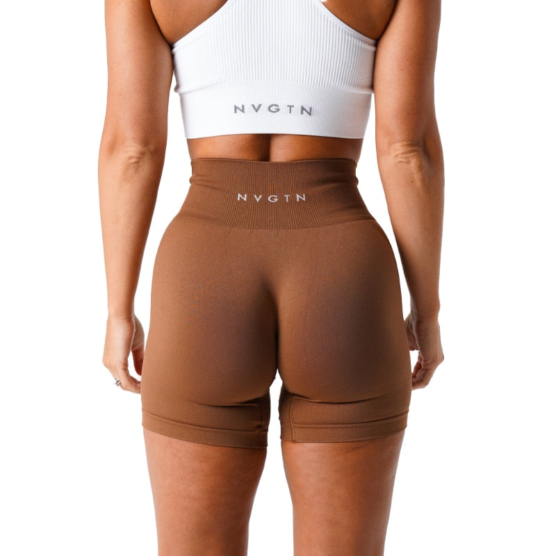 Spandex Solid Seamless Short - Assorted Colours