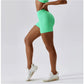 Summer - Apple Green Scrunch Butt Seamless Shorts