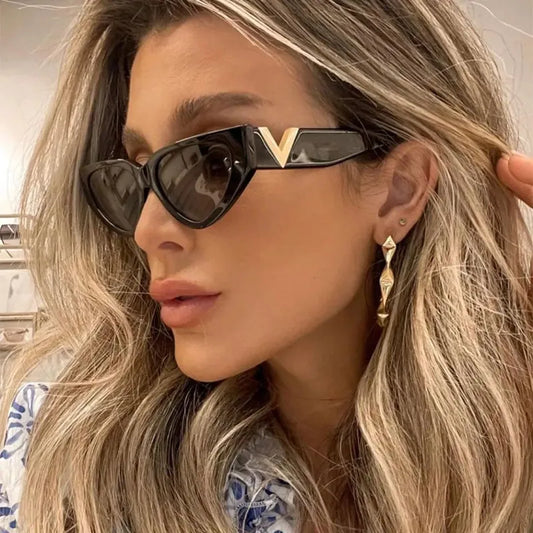 Kylie - Champagne Sunglasses Vintage Luxury Brand  UV400