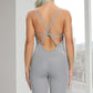 Skye Backcross Full Leg Jumpsuit -  5 Colours