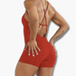 Serena Backcross Short Jumpsuit  - 3 Colours